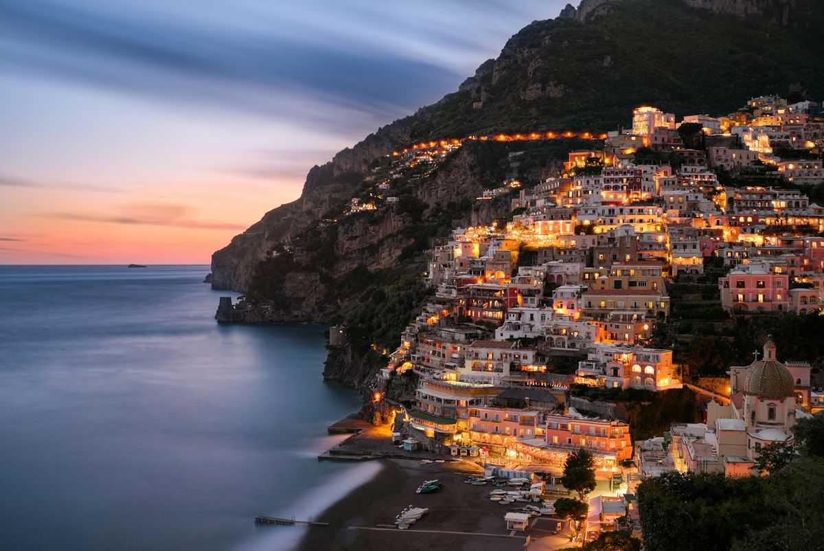 Positano pa Amalfikysten