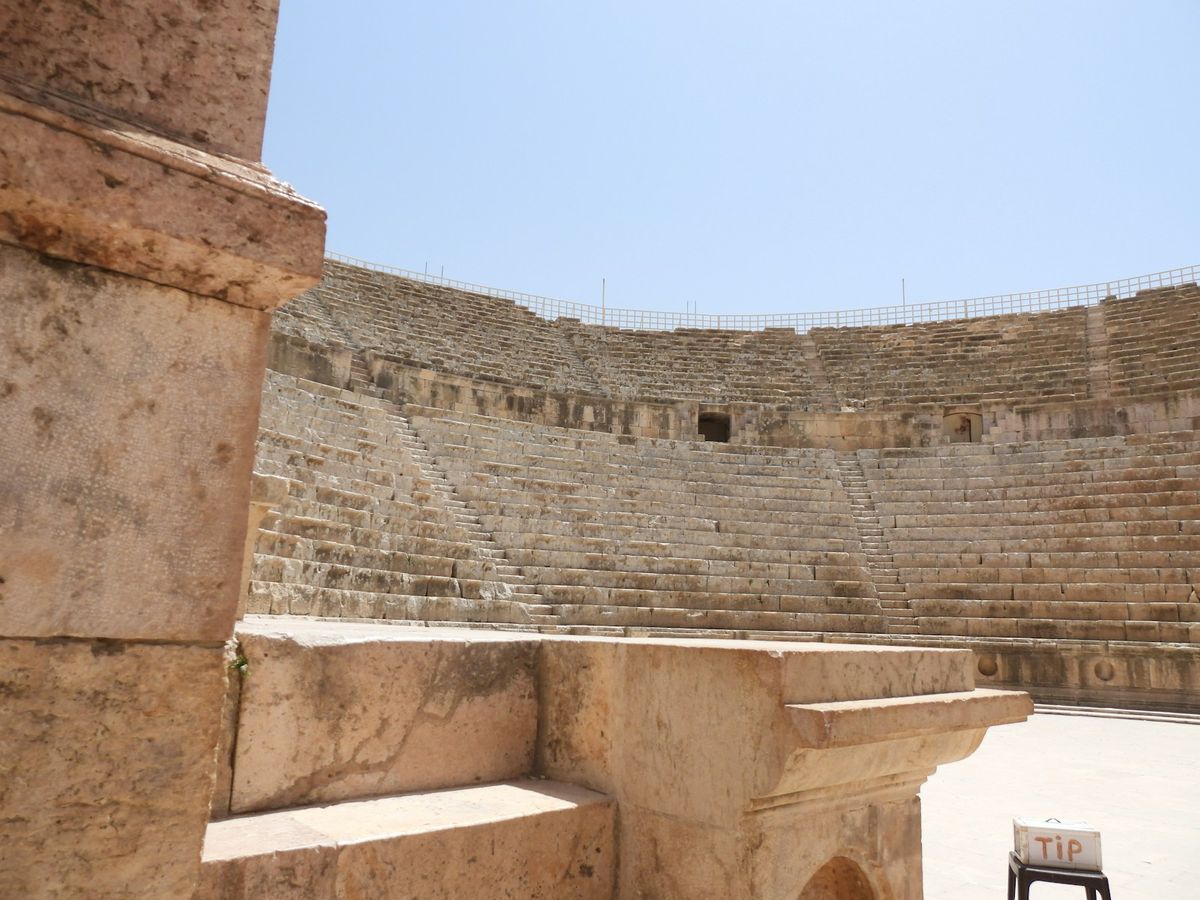 Det romerske amfiteateret i Amman