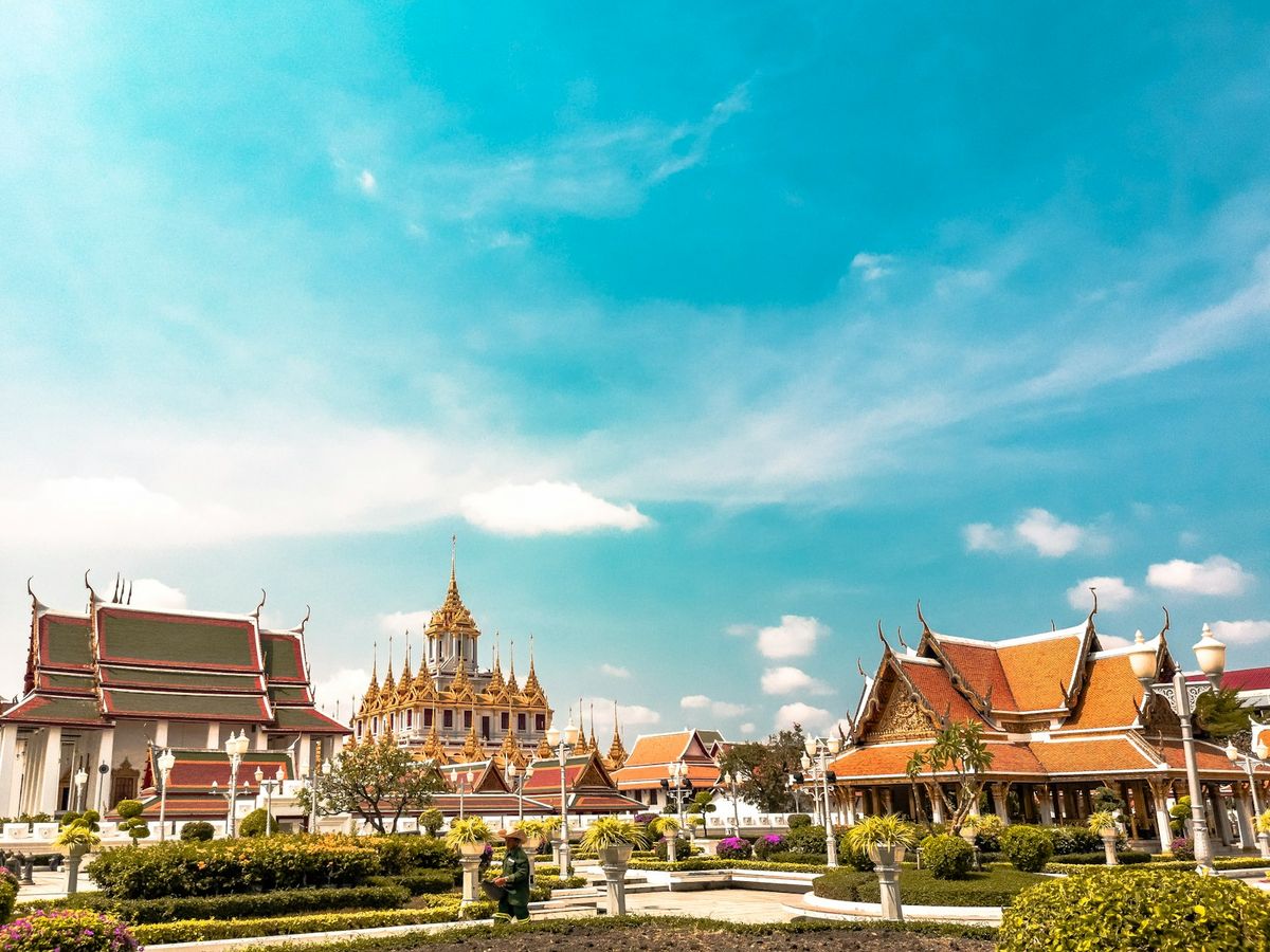 Wat Arun-tempelet i Bangkok, Thailand
