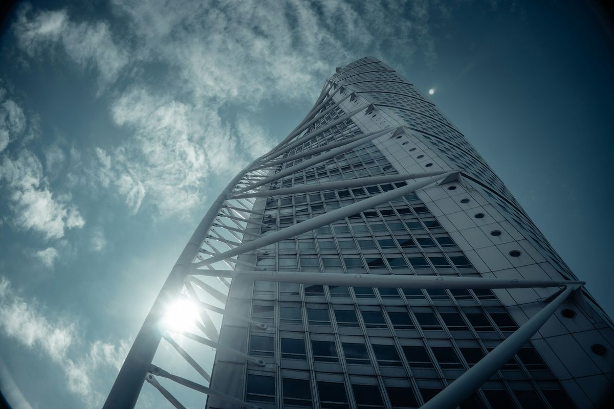 Turning Torso-skyskraperen i Malmö