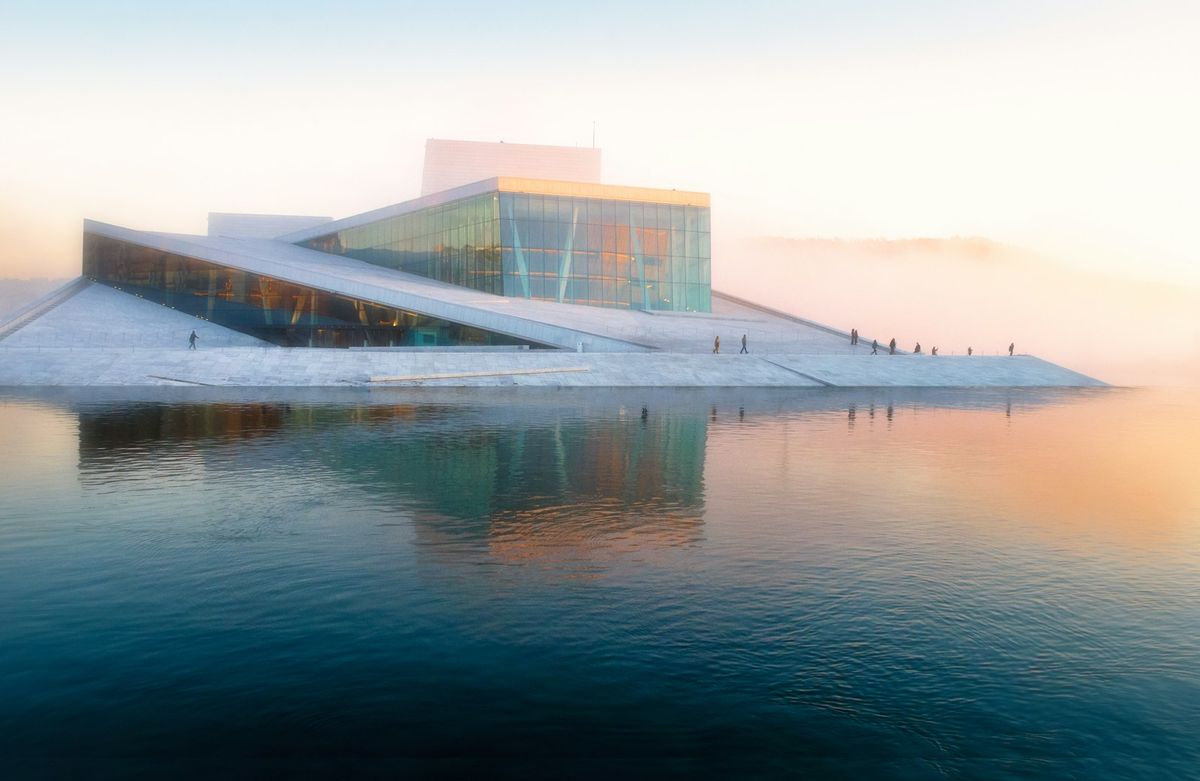 Oslo Operahuset og havnefronten