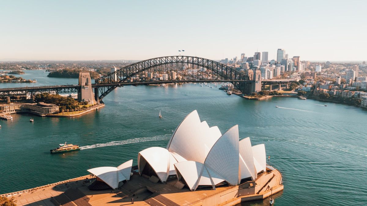 Operahuset i Sydney ved vannet