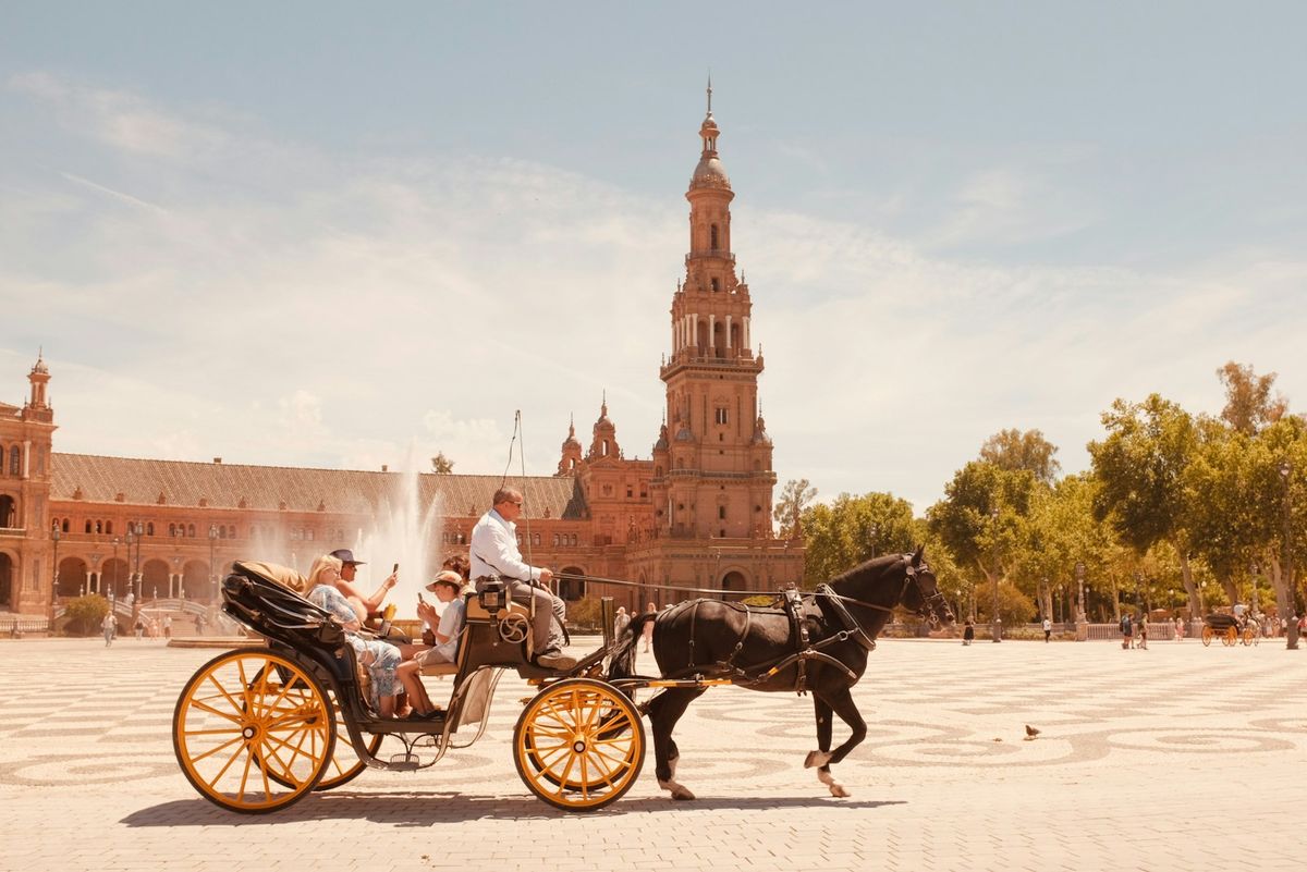 Hestevogn i Sevilla i Andalucia