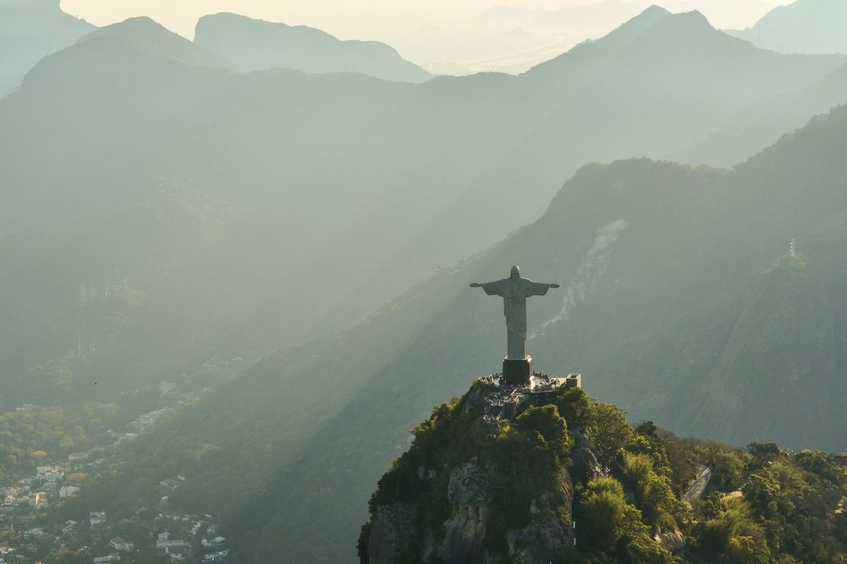 Christ the Redeemer-statuen over Rio de Janeiro